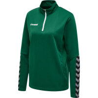 Hummel hmlAUTHENTIC HALF ZIP SWEATSHIRT WOMAN EVERGREEN S
