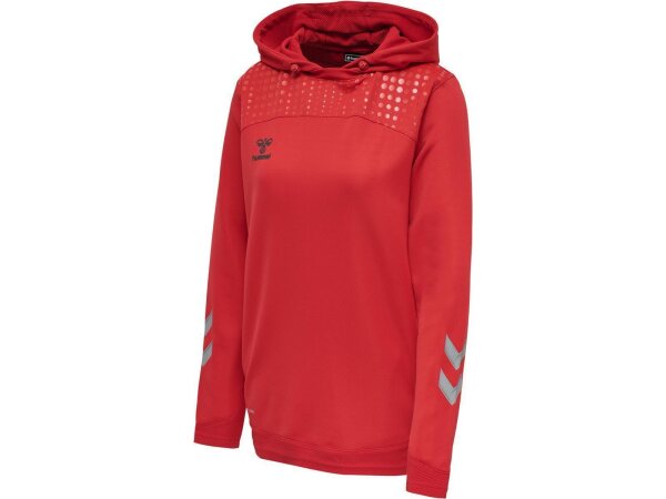 Hummel hmlLEAD WOMEN POLY HOODIE TRUE RED M