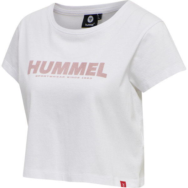 Hummel hmlLEGACY WOMAN CROPPED T-SHIRT WHITE XL