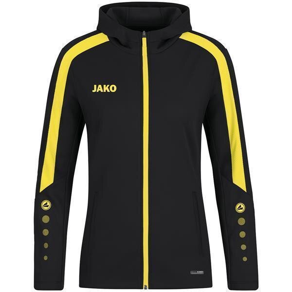 Jako Kapuzenjacke Power schwarz/citro 40