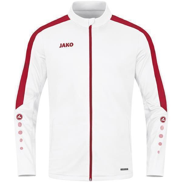 Jako Polyesterjacke Power weiß/rot XXL