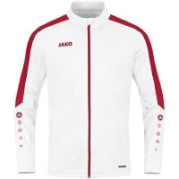 Jako Polyesterjacke Power weiß/rot XXXL