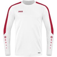 Jako Sweat Power weiß/rot 34