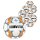 10er Ballpaket Stratos TT v23 light Gr. 5 weiß/blau/orange