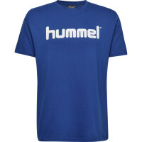 Hummel HMLGO KIDS COTTON LOGO T-SHIRT S/S TRUE BLUE 116