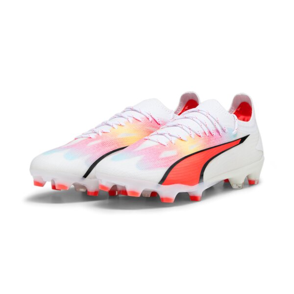 Puma Ultra Ultimate FG/AG puma white-puma black-fire orchid 40,5
