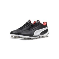 Puma King Ultimate FG/AG Fussballschuhe puma black-puma white-fire orchid 44