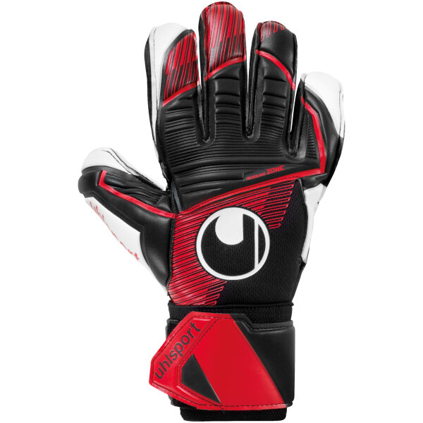 Uhlsport Powerline Supersoft TW- Handschuhe rot/schwarz 10,5