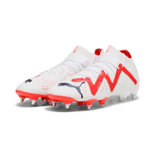 Puma Future Ultimate MXSG Fussballschuhe puma white-puma black-fire orchid 39