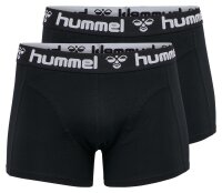 Hummel HMLMARS 2PACK BOXERS - BLACK/BLACK - L