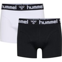 Hummel HMLMARS 2PACK BOXERS - BLACK/WHITE - L
