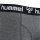 Hummel HMLMARS 2PACK BOXERS - BLACK/DARK GREY MELANGE - 2XL