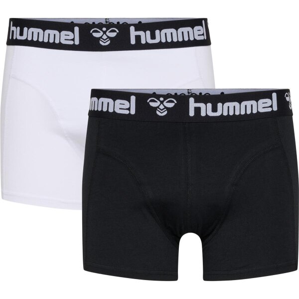 Hummel HMLMARS 2PACK BOXERS - BLACK/WHITE - 3XL