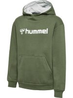 Hummel hmlMOVER COTTON HOODIE KIDS - FOUR LEAF CLOVER - 128