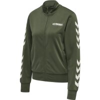 Hummel hmlLEGACY POLY WOMAN ZIP JACKET - BEETLE - M