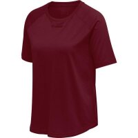 Hummel hmlMT VANJA T-SHIRT - CABERNET - S