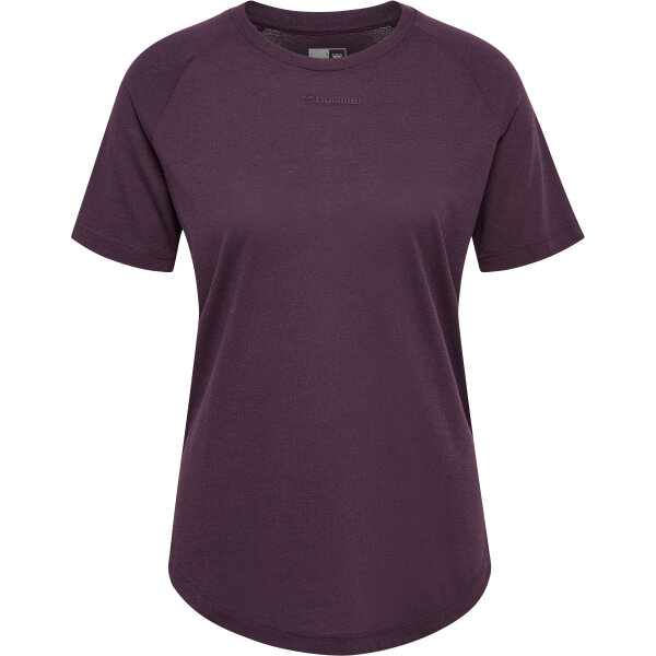 Hummel hmlMT VANJA T-SHIRT - PLUM PERFECT - S