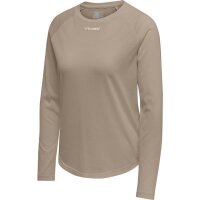 Hummel hmlMT VANJA T-SHIRT L/S - DRIFTWOOD - XS