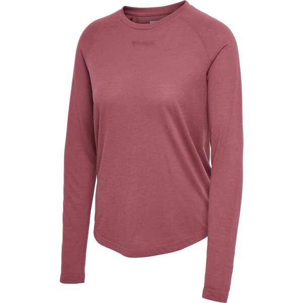 Hummel hmlMT VANJA T-SHIRT L/S - CRUSHED BERRY - XS