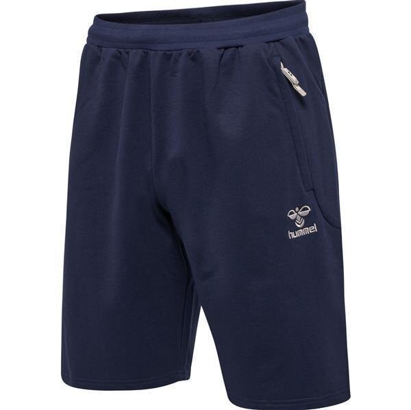 Hummel hmlMOVE GRID COTTON SHORTS - MARINE - 4XL
