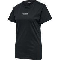 Hummel hmlOFFGRID TEE S/S WO - JET BLACK/FORGED IRON - M