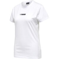 Hummel hmlOFFGRID TEE S/S WO - WHITE/FORGED IRON - M