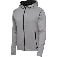 Hummel hmlMT INTERVAL ZIP HOODIE - GREY MELANGE - S