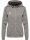 Hummel hmlAUTHENTIC PL ZIP HOODIE WOMAN - GREY MELANGE - L