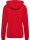 Hummel hmlAUTHENTIC PL ZIP HOODIE WOMAN - TRUE RED - L
