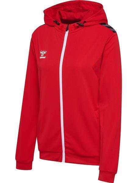 Hummel hmlAUTHENTIC PL ZIP HOODIE WOMAN - TRUE RED - XL