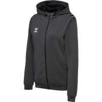 Hummel hmlAUTHENTIC PL ZIP HOODIE WOMAN - ASPHALT - 2XL