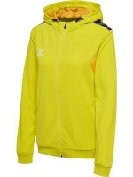 Hummel hmlAUTHENTIC PL ZIP HOODIE WOMAN - BLAZING YELLOW - 2XL