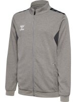 Hummel hmlAUTHENTIC PL ZIP JACKET KIDS - GREY MELANGE - 140