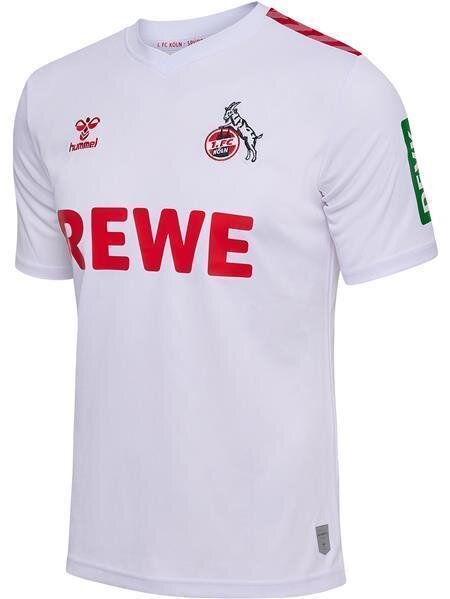 Hummel 1. FC Köln 23/24 HOME JERSEY S/S KIDS WHITE/TRUE RED W/O SPONSOR 128