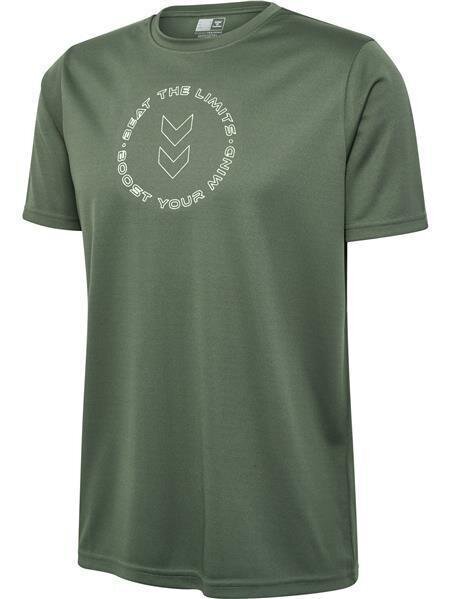 Hummel hmlTE BOOST T-SHIRT - CLIMBING IVY - M