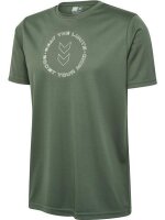 Hummel hmlTE BOOST T-SHIRT - CLIMBING IVY - XL