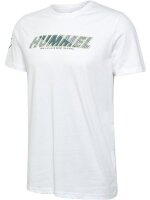 Hummel hmlTE EFFORT COTTON T-SHIRT - WHITE - 2XL