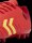 Hummel HATTRICK MG LC JR - HAUTE RED - 34