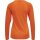 Hummel WOMEN CORE RUNNING T-SHIRT L/S - ORANGE TIGER - XS