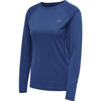Hummel WOMEN CORE RUNNING T-SHIRT L/S - TRUE BLUE - XS