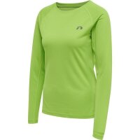 Hummel WOMEN CORE RUNNING T-SHIRT L/S - GREEN FLASH - L