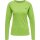 Hummel WOMEN CORE RUNNING T-SHIRT L/S - GREEN FLASH - L