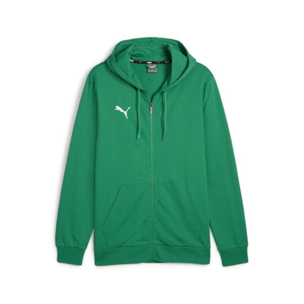 Puma teamGoal Casuals Hooded Jacket sport green-puma white M