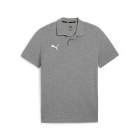 Puma teamGoal Casuals Polo medium grey heather-puma white XXL