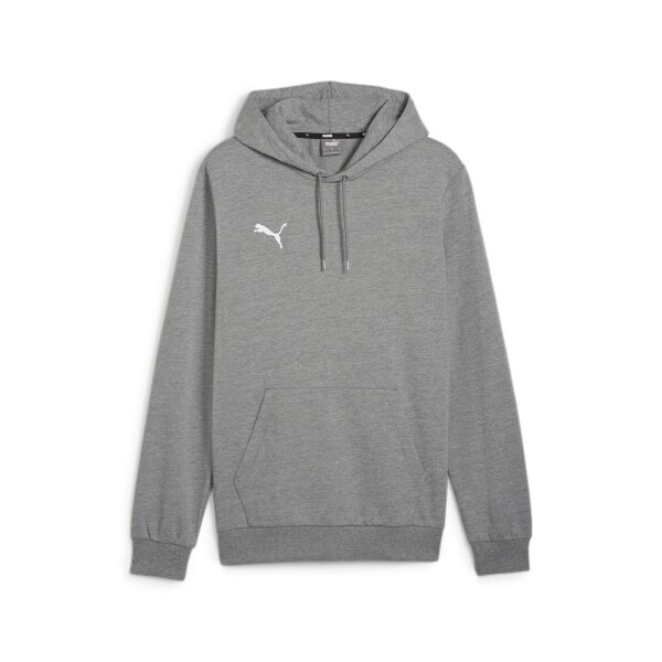 Puma teamGoal Casuals Hoody medium grey heather-puma white XL