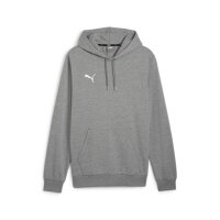 Puma teamGoal Casuals Hoody medium grey heather-puma white XXXL