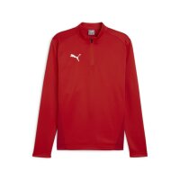 Puma teamGoal Training 1/4 Zip Top puma red-puma white-fast red M
