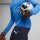 Puma teamGoal Training 1/4 Zip Top electric blue lemonade-puma white-puma team royal L