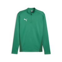 Puma teamGoal Training 1/4 Zip Top sport green-puma white-power green L