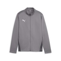 Puma teamGoal Training Jacket Kinder cast iron-puma white-shadow gray 152